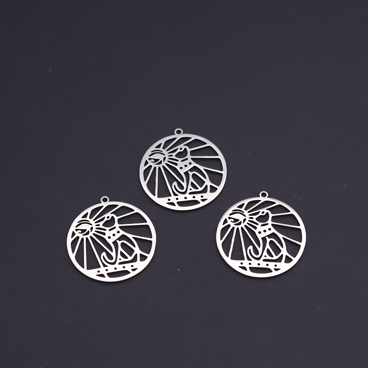 3pcs Eye of Horus Charms for Ancient Egyptian Jewellery Making